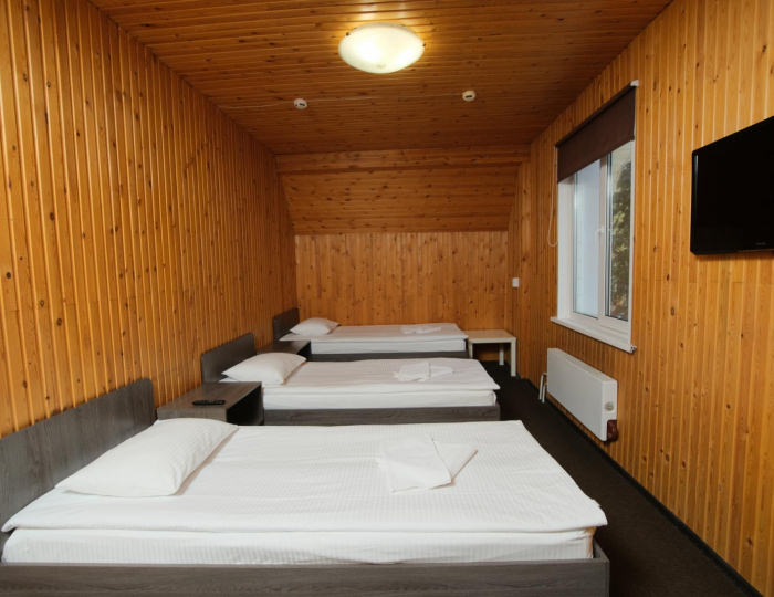 Номер стандарт с 3 односпальными кроватями - Отель «Сибирь» Шерегеш