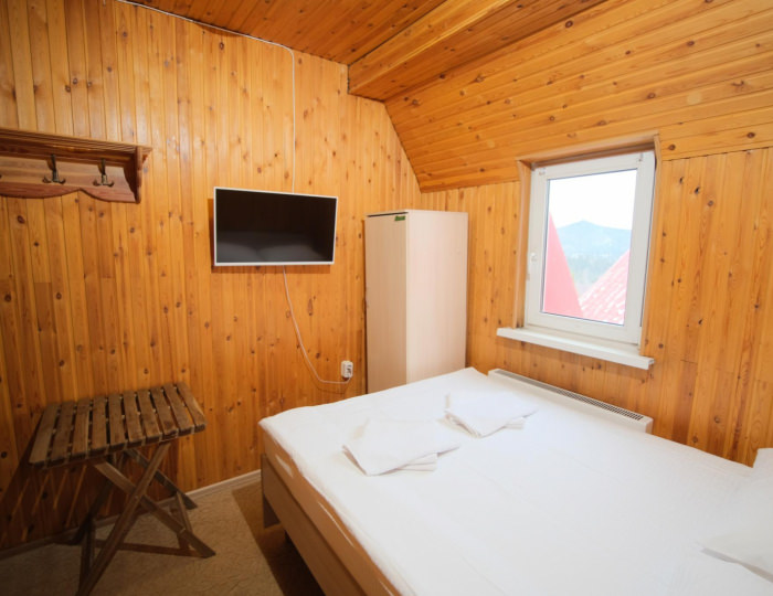 Номер стандарт с 1 двуспальной кроватью - Отель «Сибирь» Шерегеш