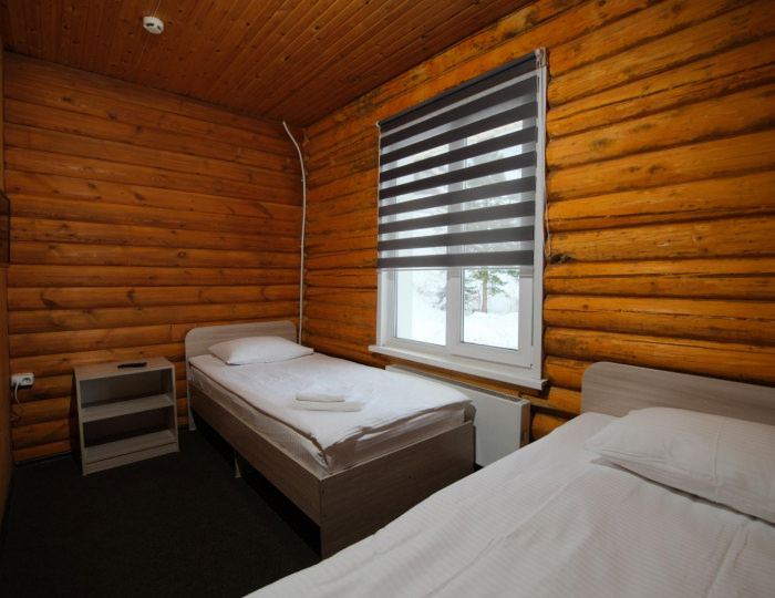 Номер стандарт с 2 односпальными кроватями - Отель «Сибирь» Шерегеш