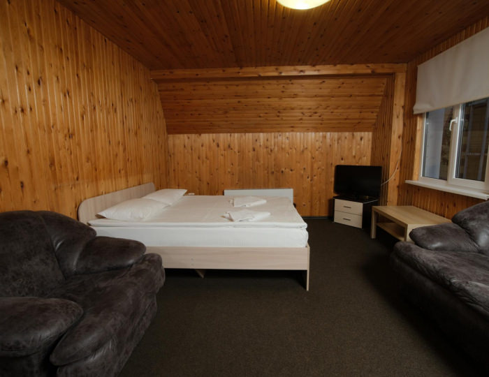 Номер комфорт улучшенный с 1 двуспальной кроватью - Отель «Сибирь» Шерегеш