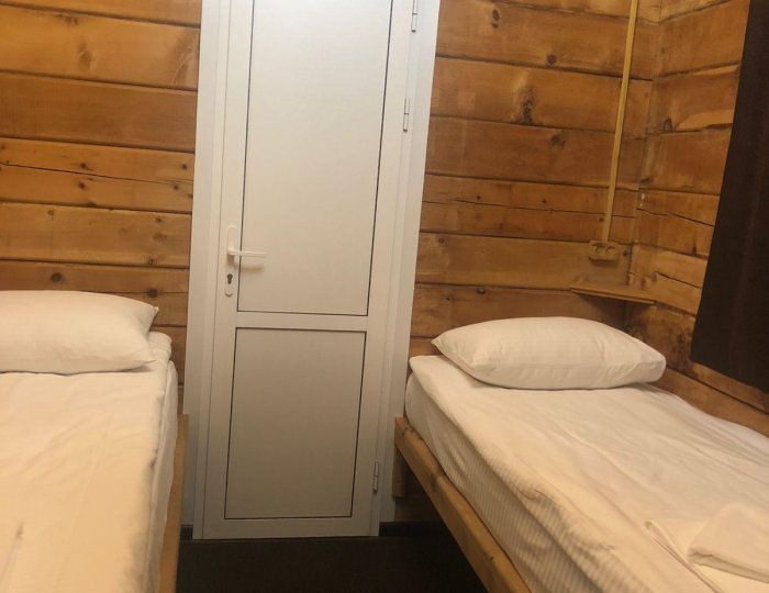 Номер стандарт с 2 односпальными кроватями (с завтраком) корпус Эко - Отель «Сибирь» Шерегеш