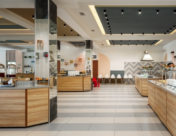 Ресторан («шведский стол») - Отель Aurum Family Resort & Spa / Аурум Фэмили Ресорт и Спа