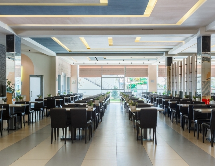 Ресторан («шведский стол») - Отель Aurum Family Resort & Spa / Аурум Фэмили Ресорт и Спа