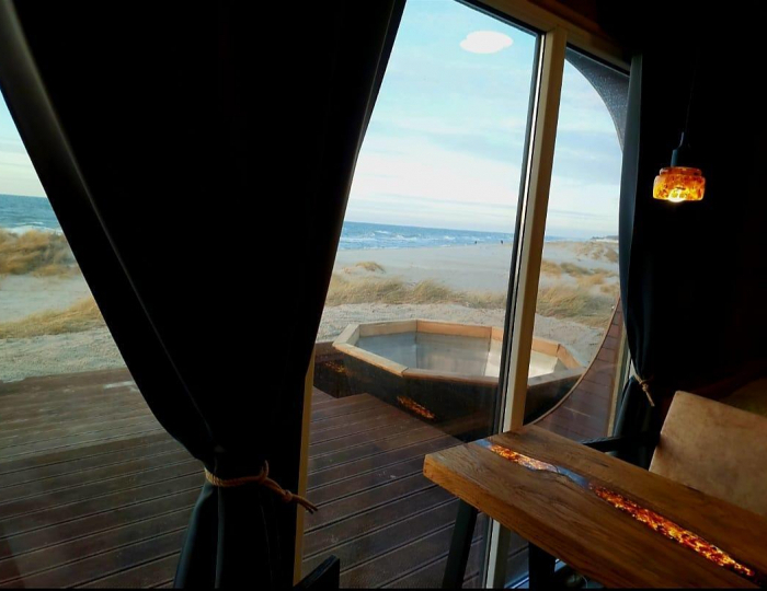 Коттедж стандарт с 1 двуспальной кроватью - Коттедж «Дом у моря с чаном» Янтарный