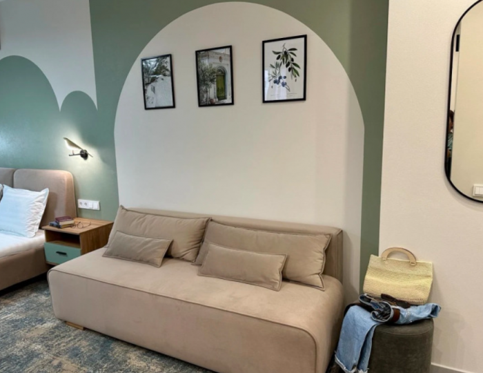 Апартаменты Апартаменты с балконом 2-местн. 1-комн. - Отель «Таласса и СПА» Цандрипш