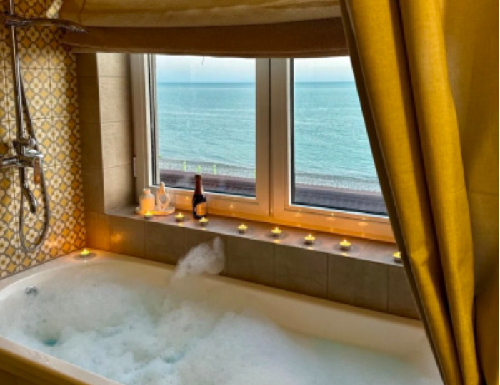 Апартаменты Апартаменты с балконом 2-местн. 1-комн. - Отель «Таласса и СПА» Цандрипш