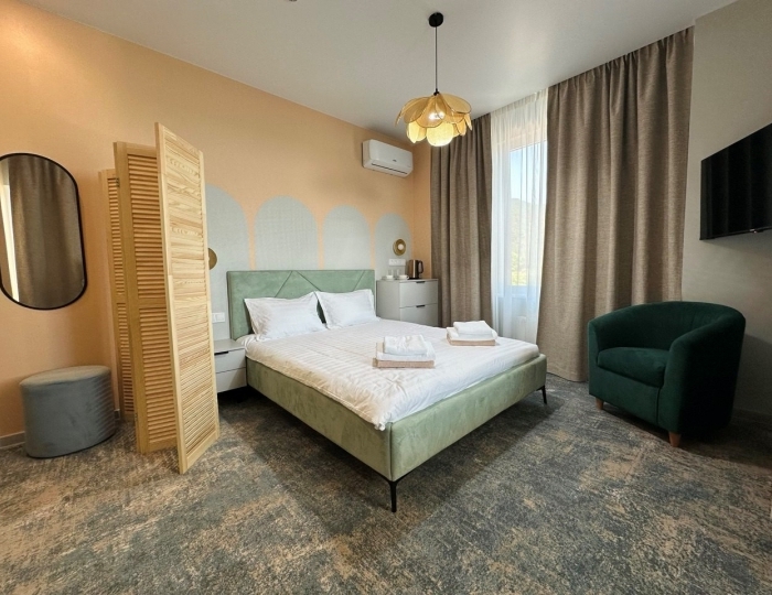 Стандарт Стандарт с террасой (вид на море) - Отель «Таласса и СПА» Цандрипш