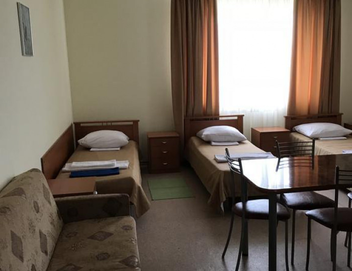 Номер стандарт с 4 односпальными кроватями - Отель «Борей» Ханты-Мансийск