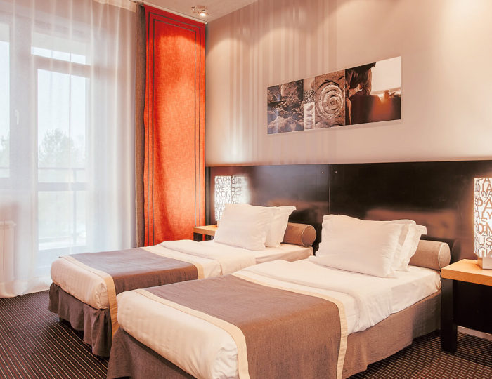 Улучшенный стандартный номер TWIN (корп.1) - Отель Fresh Wind / Свежий Ветер