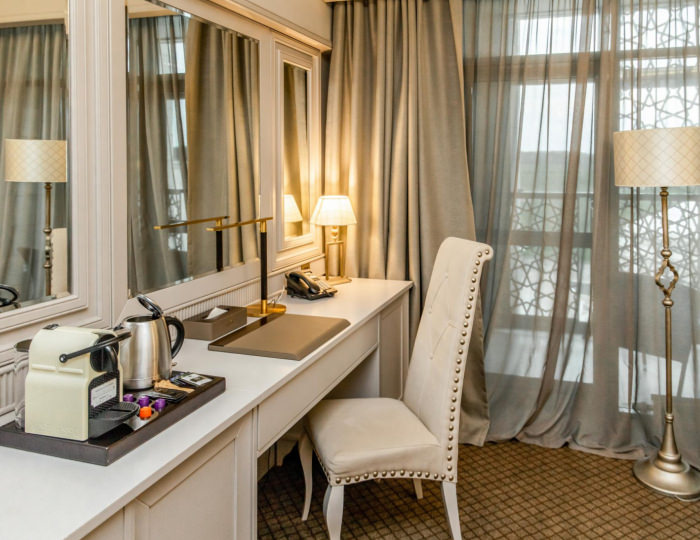 Номер стандарт с 1 двуспальной кроватью с видом на Волгу - Отель Kol Gali Resort & SPA / Кол Гали Резорт и Спа Приволжский