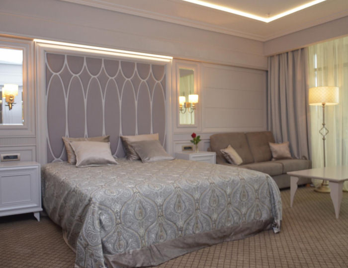 Номер стандарт с 1 двуспальной кроватью с видом на сад - Отель Kol Gali Resort & SPA / Кол Гали Резорт и Спа Приволжский