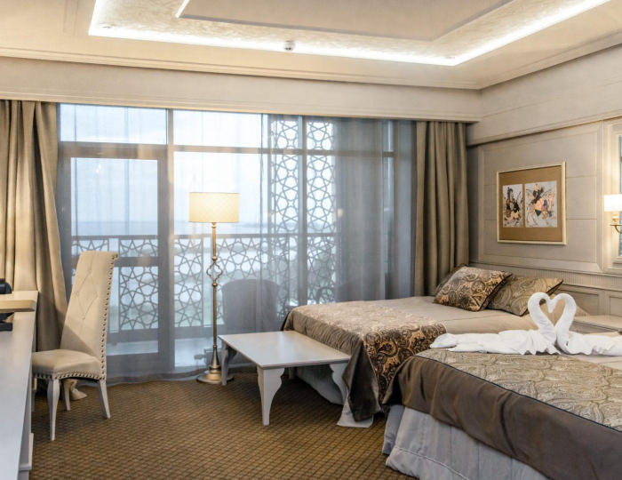 3-местный номер стандарт с видом на Волгу - Отель Kol Gali Resort & SPA / Кол Гали Резорт и Спа Приволжский