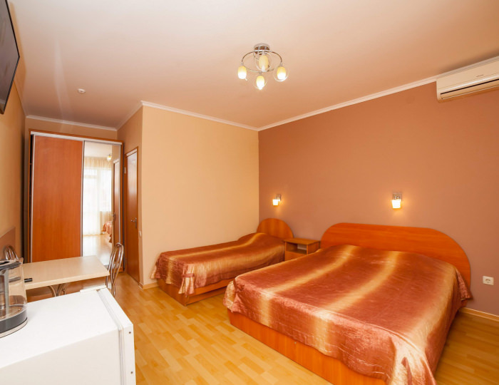 Стандартный 2-местный 1-комнатный - Гостиница «Жемчужина» Николаевка
