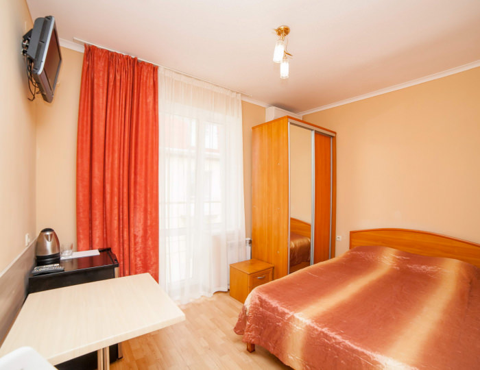 Стандартный 2-местный 1-комнатный - Гостиница «Жемчужина» Николаевка