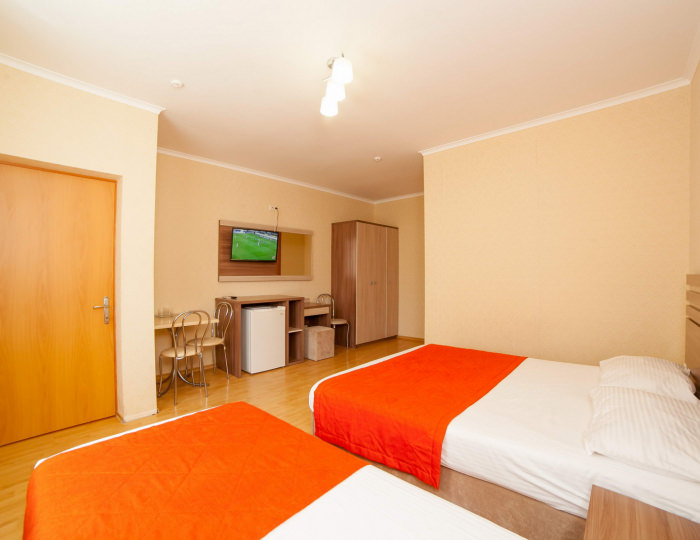 Стандартный 3-местный 1-комнатный - Гостиница «Жемчужина» Николаевка