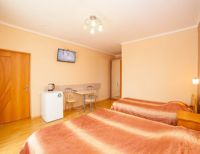 Стандартный 3-местный 1-комнатный - Гостиница «Жемчужина» Николаевка