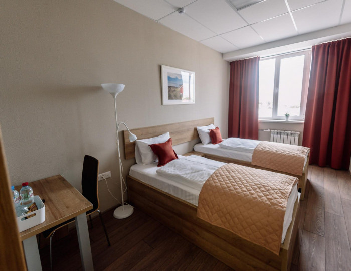 Номер стандарт с 2 односпальными кроватями - Отель «Стандарт» Смоленск