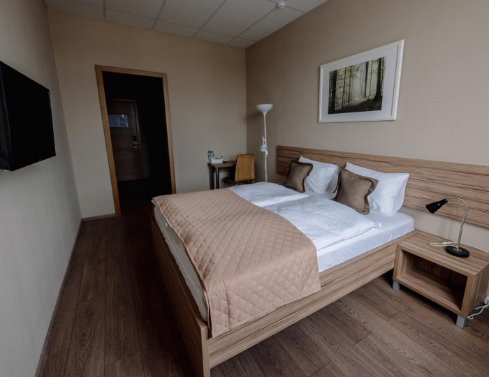 Номер стандарт с 1 двуспальной кроватью (с завтраком) - Отель «Стандарт» Смоленск