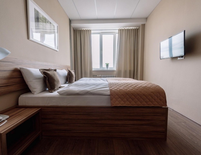 Номер стандарт с 1 двуспальной кроватью (с полупансионом) - Отель «Стандарт» Смоленск