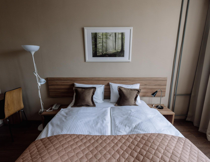 Номер стандарт с 1 двуспальной кроватью (с полупансионом) - Отель «Стандарт» Смоленск