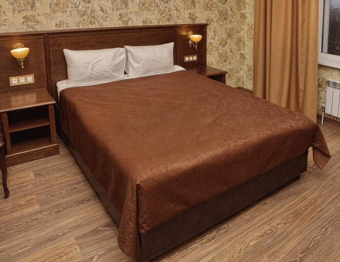 Номер стандарт с 1 двуспальной кроватью (с завтраком) - Мини-отель «Смолка» Смоленск