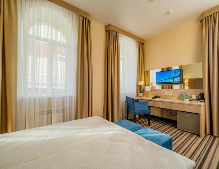 Номер двухместный с 1 двуспальной кроватью - Отель «Бридж» Смоленск