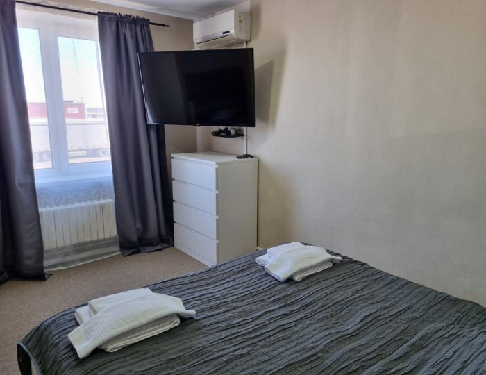 Номер стандарт семейный с 1 двуспальной кроватью - Отель «Апельсин» Ярцево