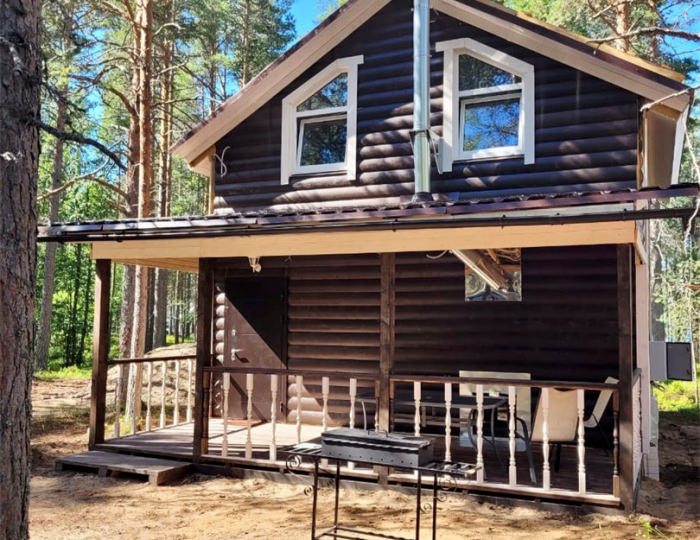 Дом 4-местный с Баней 2/3 - База отдыха «Северное сияние» Курмойла