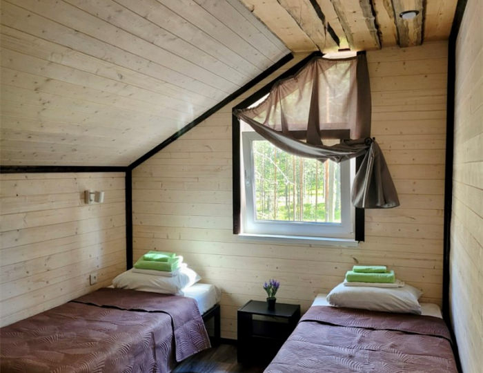 Дом 4-местный с Баней 2/3 - База отдыха «Северное сияние» Курмойла