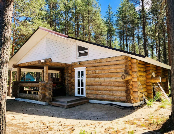 Дом 4-местный с Баней - База отдыха «Северное сияние» Курмойла