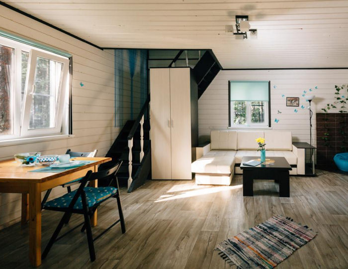 Коттедж 4-местный Ласточка - База отдыха «Северное сияние» Курмойла