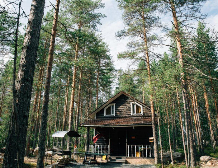 Коттедж 6-местный Боровик - База отдыха «Северное сияние» Курмойла