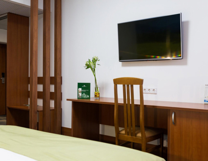 Номер улучшенный стандарт с 1 двуспальной кроватью - Отель «Президент» Уфа