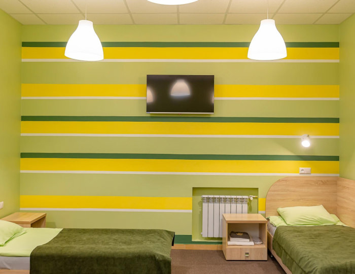 Номер эконом с 4 односпальными кроватями - Отель Life / Лайф Пенза