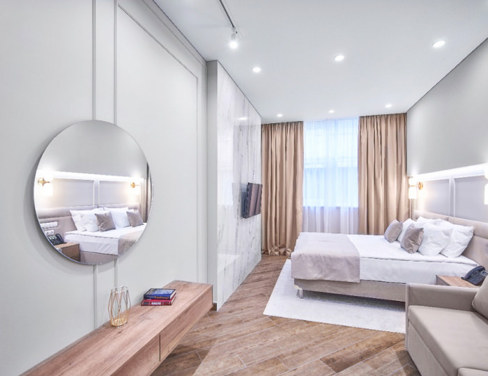 1-мест. (разм. в 2-мест.) полулюкс - Апарт-отель Light Mirror Residence / Миррор Лайт Сочи