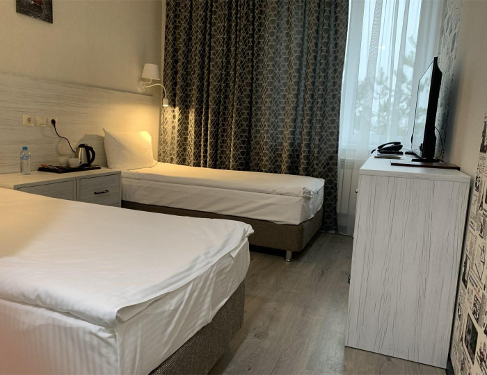 Номер стандарт с 2 односпальными кроватями - Мини-отель «Авиатор» Орел