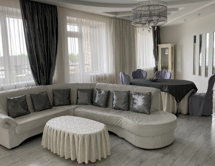 Люкс 2-комнатный БЕЛЫЙ - Парк-отель «Солнечный» Солнечное