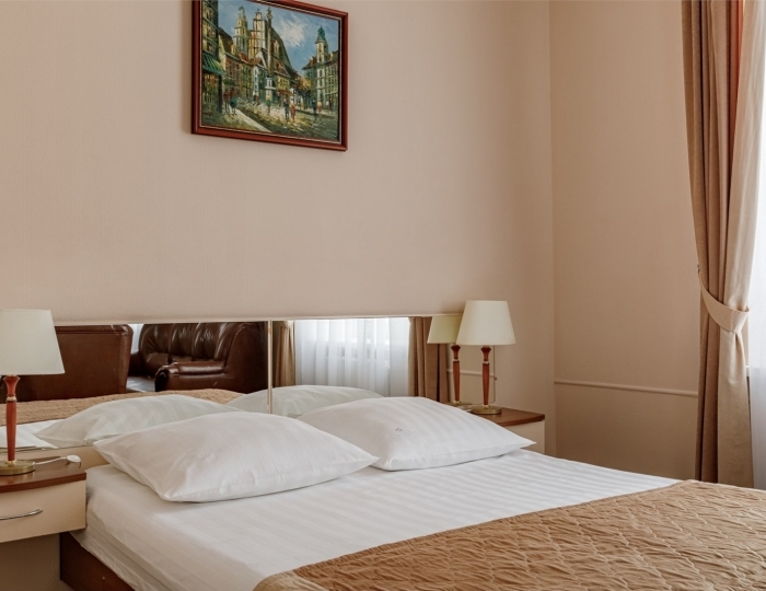 Семейный (Двуспальная кровать + детская двухъярусная) - Отель «Максима Ирбис Отель» Москва