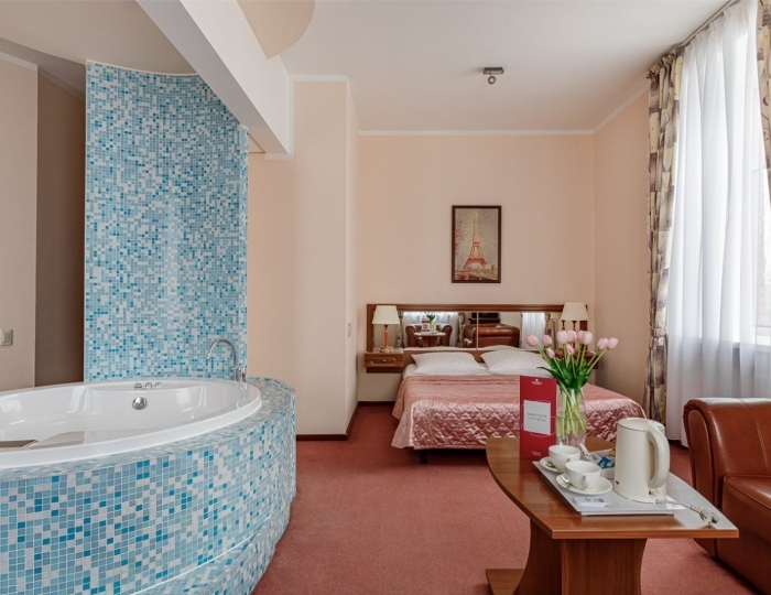 Люкс "Модерн" (Двухспальная кровать) - Отель «Максима Ирбис Отель» Москва