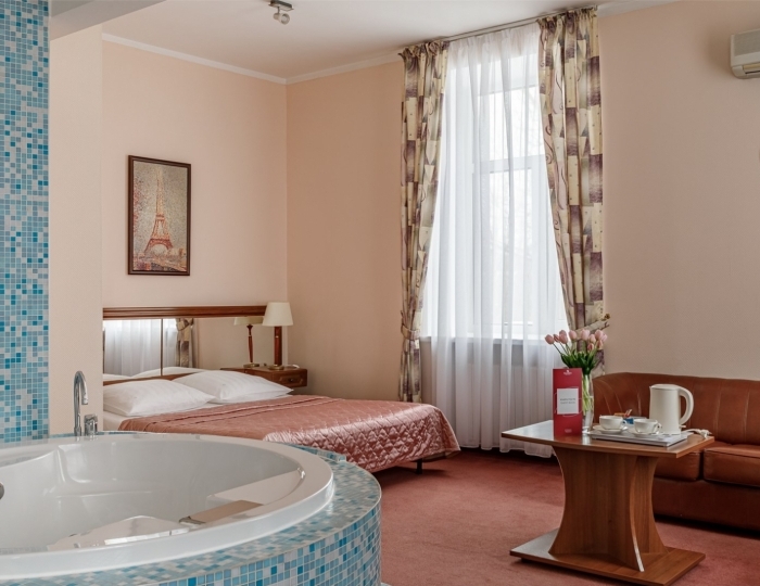 Люкс "Модерн" (Двухспальная кровать) - Отель «Максима Ирбис Отель» Москва