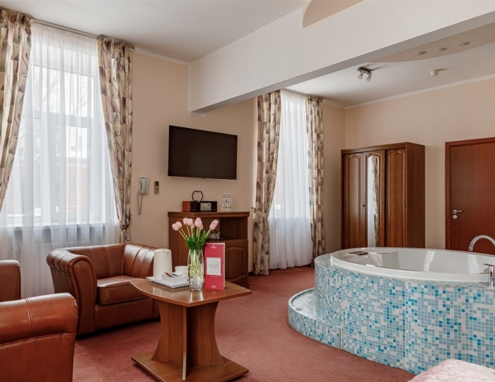 Люкс "Модерн" (Двухспальная кровать) - Отель «Максима Ирбис Отель» Москва