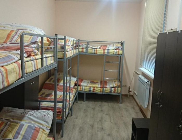 Кровать в 6-местном общем номере - Хостел Hostel Fresh / Фрэш Архангельск