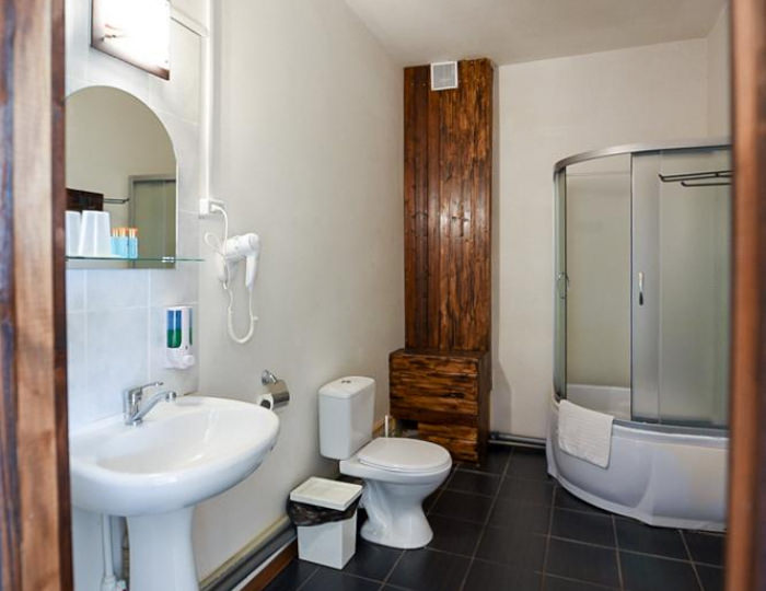 Номер стандарт с 1 двуспальной кроватью - Гостевой дом «Куршале» Курово