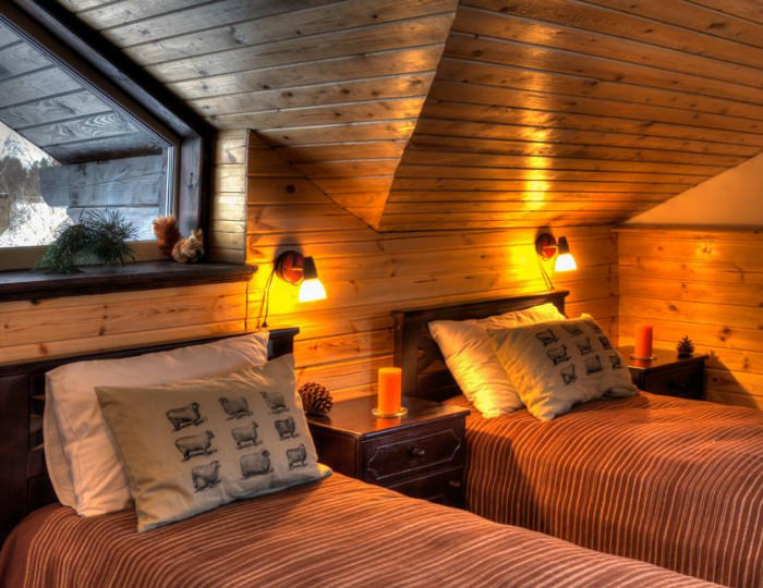 Номер комфорт с 2 односпальными кроватями (мансарда) - Гостевой дом «Куршале» Курово