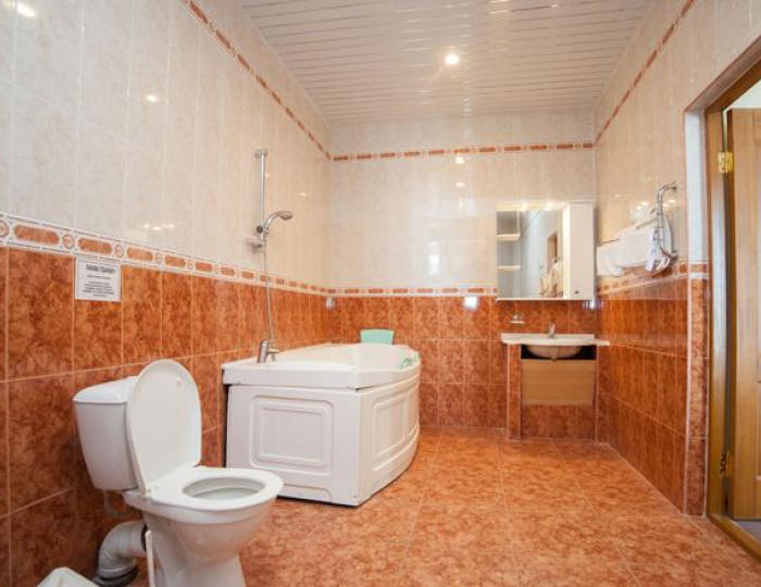 Номер двухкомнатный Люкс в коттедже (3 этаж) (с завтраком) - Отель «Улыбка» Старый Оскол