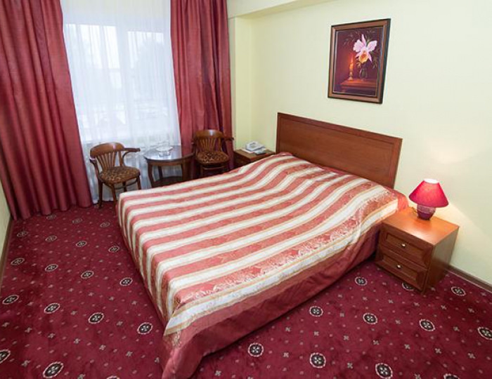 Стандартный номер с видом на бассейн (с завтраком) - Отель «Улыбка» Старый Оскол