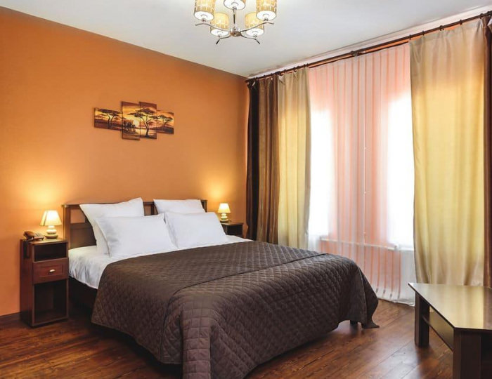 Комната стандарт с 1 двуспальной кроватью - Гостевой дом «Золотой Павлин» Серпухов