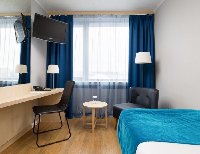 Стандартный одноместный номер с видом на реку - Гостиница «Санкт-Петербург»