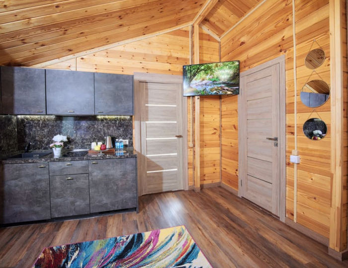 ДОМ РОМАНТИКА С КУПЕЛЬЮ НА ДРОВАХ - Глэмпинг «Просто Эко» Поджигородово