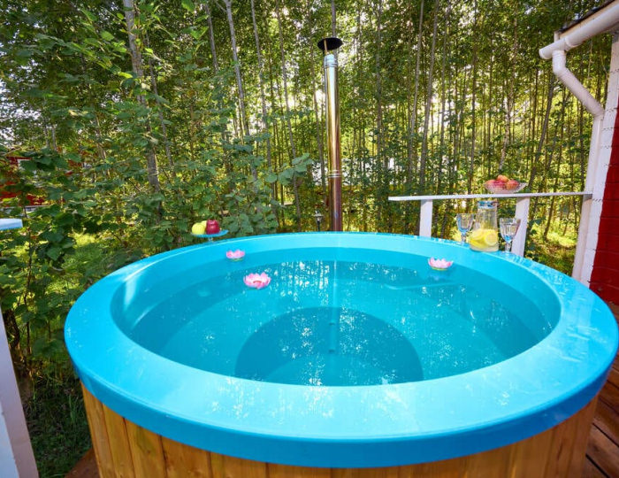 Дом Охотника с купелью на дровах - Глэмпинг «Просто Эко» Поджигородово